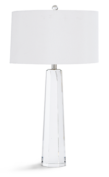 Tapered Hex Crystal Table Lamp - Regina Andrew - the-lamp-shop.com