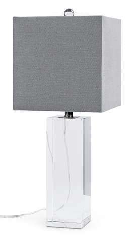 Crystal Block Table Lamp | Regina Andrew | Unique Table Lamps | Small Business | Jasper GA 