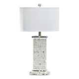 Crystal Mother of Pearl Column Table Lamp - the-lamp-shop.com