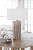 Platinum Column Table Lamp - Regina Andrew - the-lamp-shop.com